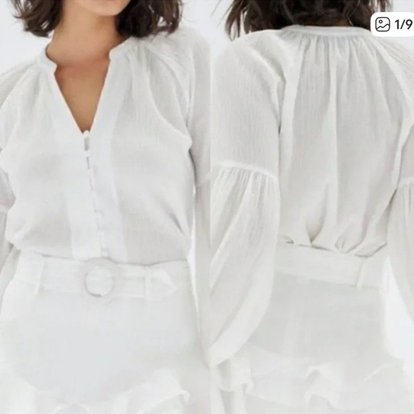 MINKPINK Fatima Dozen Button Blouse - Picture 1 of 5